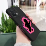 Pink Figure Phone Case For OPPO Reno 10 8 8T 8Z 7 7Z 6 5 Pro 4G 5G F19 F9 Pro Plus Liquid Silicone Cover - Image 9