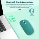 Wireless Bluetooth Mouse For iPad Samsung Huawei Lenovo MiPad Android Windows Tablet Battery Mouse For Laptop Notebook Computer - Image 4
