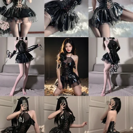 Maid Theme Sexy Costumes Hot Women Cosplay Underwear Role Play Uniform Waitress Bunny Suit Clubwear Erotic Naughty Uniform Plus