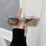 Luxurious Rectangle Sunglasses Women Men Fashion Brand Designer Casual Sun Glasses Female Male Plastic Outdoor Eyewear - Image 10