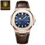 POEDAGAR Luxury Man Wristwatch Business Stainless Steel Quartz Men Watch Waterproof Luminous Date Square Men's Watches Clock+Box - Image 16