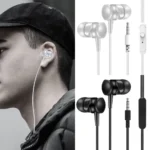 Portable 3.5mm In-ear Headphones in Ear Stereo Wired Headset High Definition Deep Bass InEar Microphone - Image 4