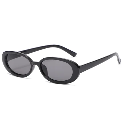 8pcs Small Oval Sunglasses Women Vintage Brand Retro Black White Sun Glasses Classic Shades Female Oculos UV400 - Image 9