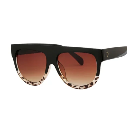 Oversized Frame Black Shades Square Sunglasses Woman Oval Brand Designer Vintage Fashion Sun Glasses Female Oculos De Sol - Image 7