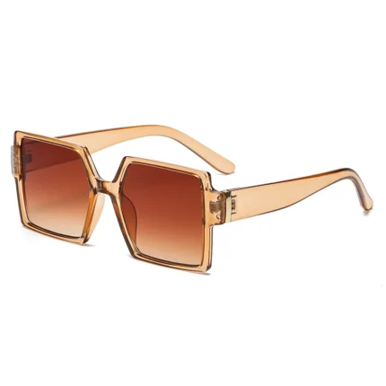 1/2pcs Vintage Large Frame Square Sunglasses Women Retro Brand Big Frame Female Sun Glasses Black Fashion Gradient Eyeglasses - Image 7