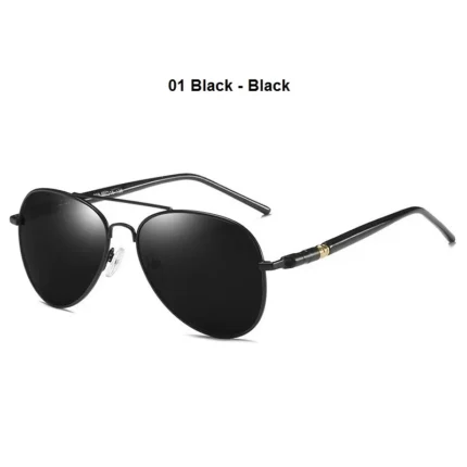 Luxury Men's Polarized Sunglasses Driving Sun Glasses For Men Women Brand Designer Male Vintage Black Pilot Sunglasses UV400 - Image 8