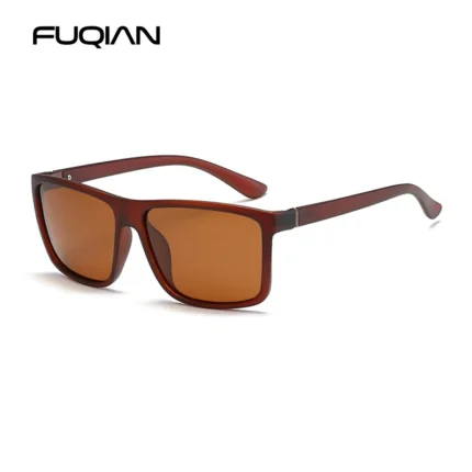 Classic Black Square Polarized Sunglasses Men Fashion Mirror Blue Sun Glasses Unisex Vintage Anti Glare Driving Shades UV400 - Image 9