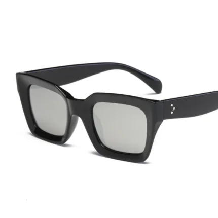 New Fashion Woman Luxury Brand Square Sunglasses Ladies Vintage Oversized Sun Glasses Female Big Frame Uv400 Shades Black - Image 5