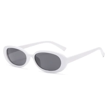 8pcs Small Oval Sunglasses Women Vintage Brand Retro Black White Sun Glasses Classic Shades Female Oculos UV400 - Image 10