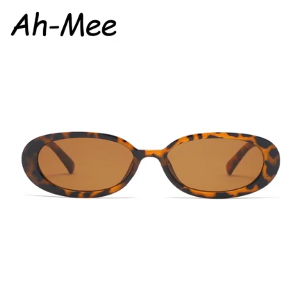 8pcs Small Oval Sunglasses Women Vintage Brand Retro Black White Sun Glasses Classic Shades Female Oculos UV400 - Image 4