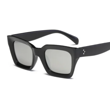 New Fashion Woman Luxury Brand Square Sunglasses Ladies Vintage Oversized Sun Glasses Female Big Frame Uv400 Shades Black - Image 10