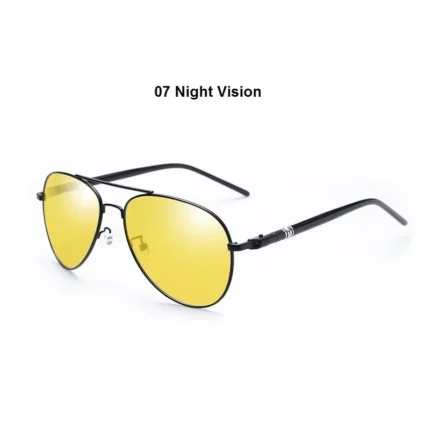 Luxury Men's Polarized Sunglasses Driving Sun Glasses For Men Women Brand Designer Male Vintage Black Pilot Sunglasses UV400 - Image 6