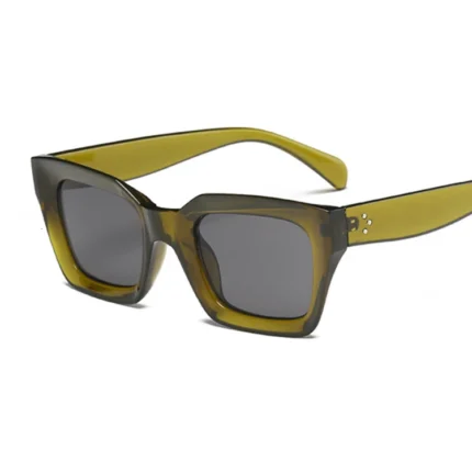 New Fashion Woman Luxury Brand Square Sunglasses Ladies Vintage Oversized Sun Glasses Female Big Frame Uv400 Shades Black - Image 12