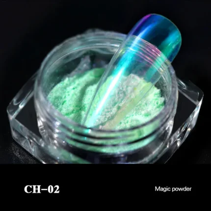 1 Box Semi Transparent Aurora Mermaid Nail Powders Nude Chameleon Nail Art Pigments Unicorn Neon Glitters Manicure Decorations - Image 11