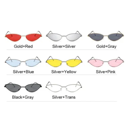 Cute Sexy Cat Eye Sunglasses Woman Retro Small Black Red Pink Cateye Sun Glasses Female Vintage Shades For Woman - Image 6