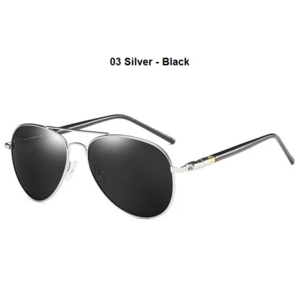 Luxury Men's Polarized Sunglasses Driving Sun Glasses For Men Women Brand Designer Male Vintage Black Pilot Sunglasses UV400 - Image 9