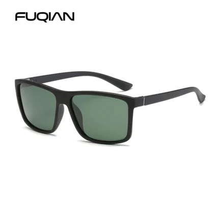 Classic Black Square Polarized Sunglasses Men Fashion Mirror Blue Sun Glasses Unisex Vintage Anti Glare Driving Shades UV400 - Image 3