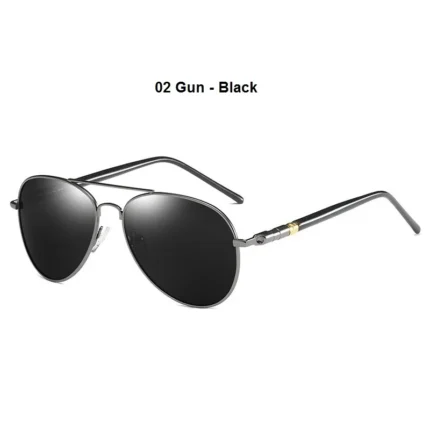 Luxury Men's Polarized Sunglasses Driving Sun Glasses For Men Women Brand Designer Male Vintage Black Pilot Sunglasses UV400 - Image 10