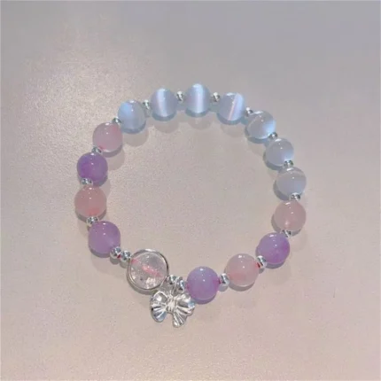 2024 New Trendy Red Beaded Chain Bracelet for Women Simple Hollow Butterfly Pendant Bracelets Jewelry Gifts Accessories - Image 7