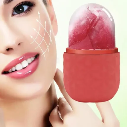 Ice Roller For Face And Eyes Silicone Ice Mold Cooling And Firming Facial Skin Ice Roller Leak-proof Reusable Facial Care Tool - Image 3