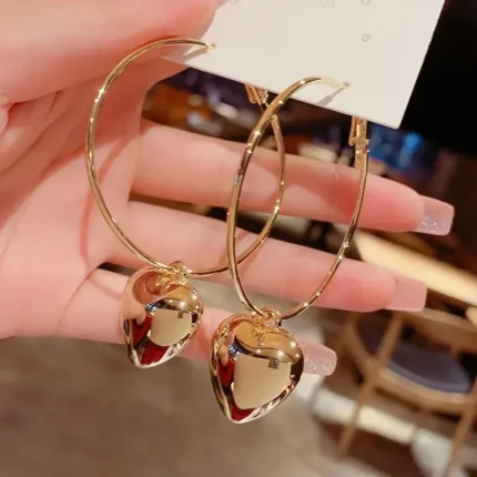 New Simple Metal Style Glossy Geometric Earrings For Women Fashionable Personalized Daily Accessory Party Jewelry Birthday Gifts - Image 30