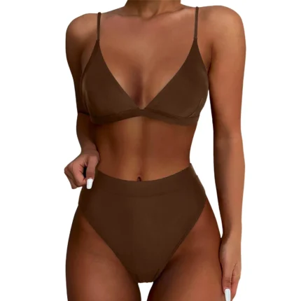 Vintage Swimsuit Two Piece Women'S High Waisted Bikini Sexy Push Up Two Piece Swimsuits Retro Tankini Summer Swimming Wear - Image 7