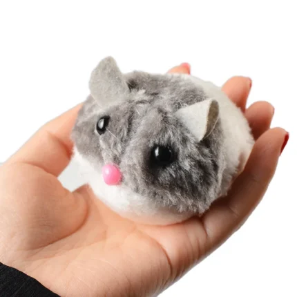 Funny Stuffed Toys For Cats Manual Pull Ring Mechanical Shaking Simulation Mouse Kitten Interactive Toy Mouse Pet Supplies Gifts - Image 6