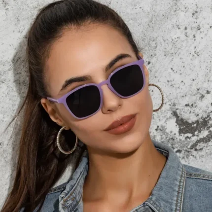 2025 Fashion Square Sunglasses Woman Retro Brand Designer Shades Sun Glasses Female Black Vintage Cat Eye Driving Oculos De Sol - Image 9