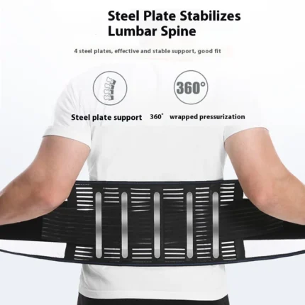Mesh waist belt, lightweight and breathable, waist protection, fitness and sports, waist fixing belt, mesh waist support - Image 3