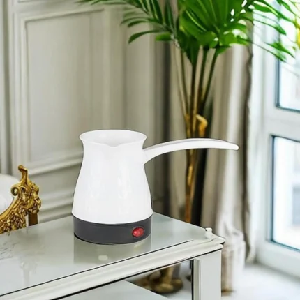 Electric Turkish Coffee Pot Multipurpose Easy to Clean Turkish Coffee Maker for Camping Cappuccino Latte Outdoor Kitchen Travel - Image 4