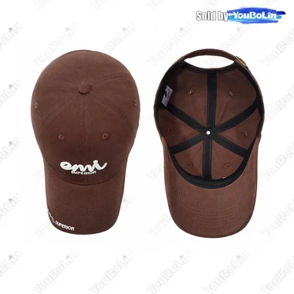 Premium Cotton Baseball Hat with 3D Letter Embroidery - Adjustable, Soft Lining, Oversize Head Design - Image 5