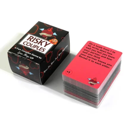 Risky Couples Super Fun Couples Card Game For Date Night 150 Spicy Dares Questions For Your Partner Romantic Anniversary Gift - Image 3
