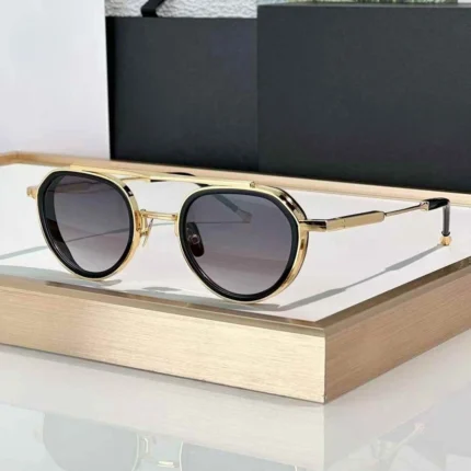 Heavy Metal Retro Oval Design Luxury Vintage Fashion Trend John Sunglasses JULIA Alloy-Acetate High Street Unisex A+ Top Quality - Image 9