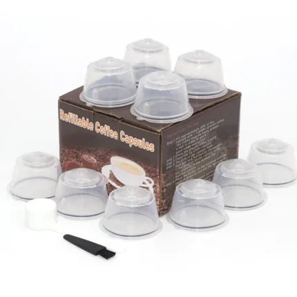 10PCS Refillable Capsules for Nescafe DOLCE GUSTO Coffee Capsules Reusable Filter with Spoon Brush Coffee Pods High Quality - Image 15