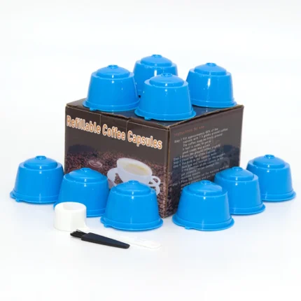 10PCS Refillable Capsules for Nescafe DOLCE GUSTO Coffee Capsules Reusable Filter with Spoon Brush Coffee Pods High Quality - Image 16