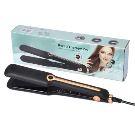 Mini Hair Straightener Ceramic Tourmaline Ionic Flat Iron Curling Iron negative ion wide plate Hair Straightener - Image 7