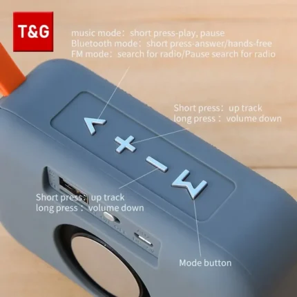 Speaker TG506 Portable Mini Wireless Soundbar Bluetooth 5.0 Outdoor Indoor HIFI Loudspeaker Support TF Card FM Radio Waterproof - Image 3