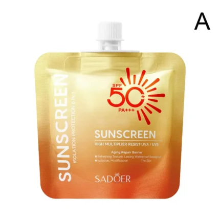 High SPF Sunscreen Lotion SPF50+ UV Protection Non-Greasy Face & Body Moisturizing Refreshing Facial Sunscreen Skin Care - Image 7