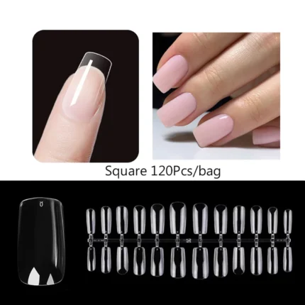 120pcs/bag Matte Press On Nail Tips Soft Full Cover False Nails Oval Almond Sculpted Fake Nail - Image 12