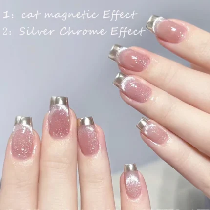 Aurora Cat Magnetic Nail Powder Chrome Pigment Metallic Rubbing Dust Chameleon Effect Nail Art Glitter Manicure Decoration - Image 5