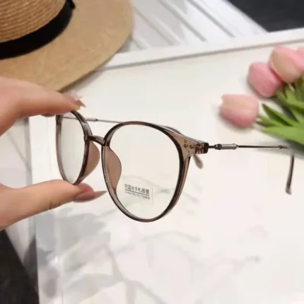 New Vintage Anti-Blue Light Round Glasses Women Men Black Clear Optical Frame Spectacles Computer Goggles Reading Eyeglasses - Image 4