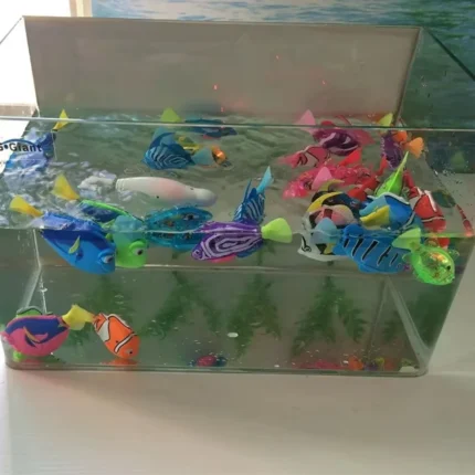 Cat Toy LED Inductive Interactive Swimming Robot Fish Toys Glowing Electric Fishs Stimulate Kitten Hunting Instinct Pet Products - Image 4