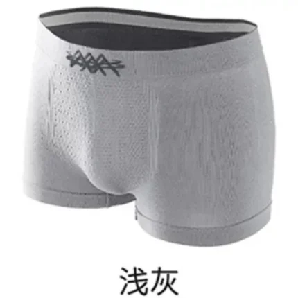 Men's Panties Seamless Breathable Mid Waist Traceless High Elastic Male Underpants Nylon Underwear Comfortable Boxers - Image 6