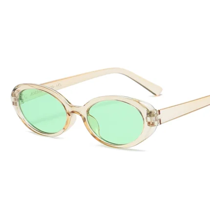 Small Frame Vintage Sunglasses Man Brand Designer Sun Glasses Male Fashion Shades Oval Mirror Black Retro Oculos De Sol - Image 4