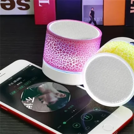 Bluetooth Mini Speaker Wireless Speaker Colorful LED TF Card USB Subwoofer Portable MP3 Music Sound Column For PC Phone - Image 6