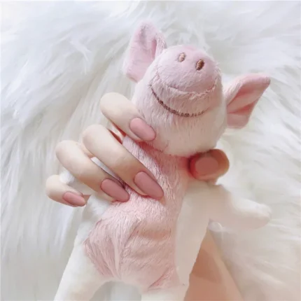 24Pcs/Set Press on Nails Women Maincure Tools Matte White French False Nail ABS Short Coffin Fake Nails Full Cover Nail Art Tips - Image 49