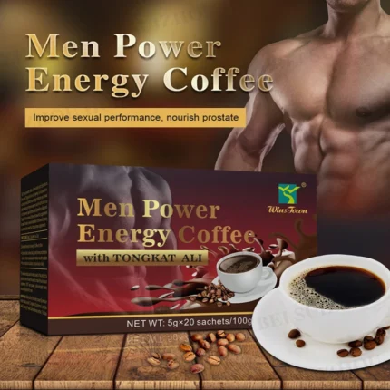 Men power energy Coffee Power Coffee for Men-African Coffee Powder for Man, The Secret To Strong Men (1-box) - Image 3