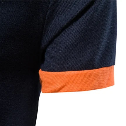 Dropshipping Polo Giraffe Shirt Men Quality Embroidery Summer Short Sleeve Polo Casual Business Social Mens Polos BR Size - Image 5