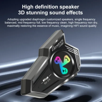 Bluetooth 5.4 Wireless Motorcycle Helmet Headset Hands-free Call Phone Motorcycle Waterproof Earphone Music Player Moto Helmet - Image 3