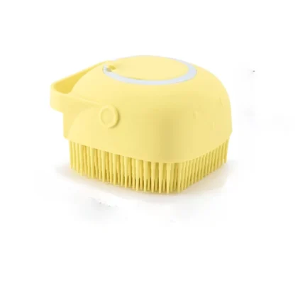 Pet cat and dog silicone bath brush massage care soft bath brush can fill liquid bath ball brush pet accessories dog cat tool - Image 4